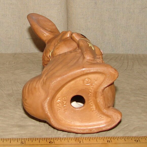 Twin Winton SALT or PEPPER SHAKER, Cowboy/Gunslinger Bunny Rabbit, Single - Picture 7 of 11